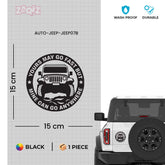 Adventure Ready Jeep Emblem for Cars